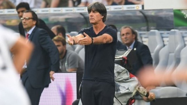 Pelatih tim Jerman Joachim Loew. Patrik STOLLARZ / AFP