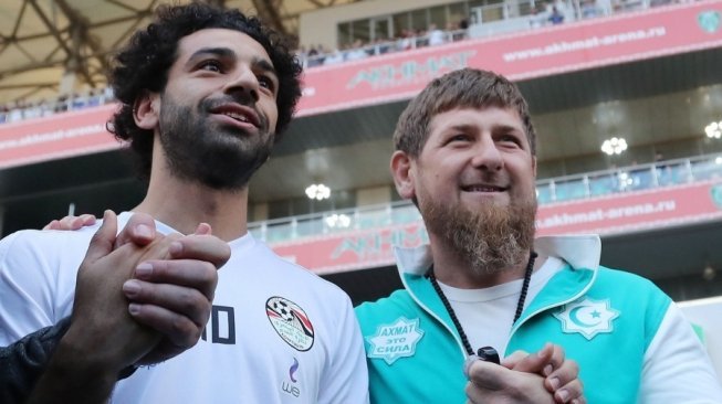 Kontroversi Pertemuan Mohamed Salah dan Ramzan Kadyrov di Rusia