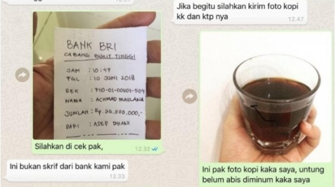 Percakapan Penipu dan Korban Ini Kocak Habis