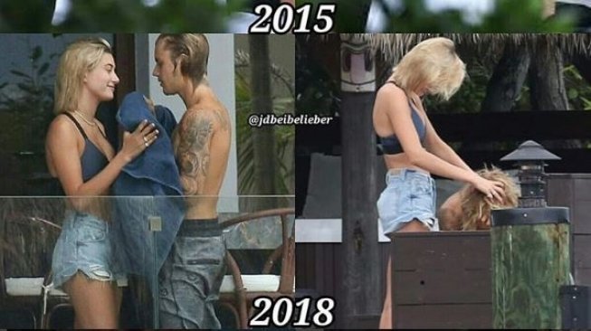 Justin Bieber dan Hailey Baldwin. (Instagram)