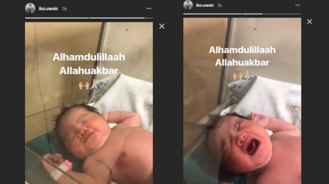 Anak kedua Audy Item dan Iko Uwais (@ikouwais/instagram).