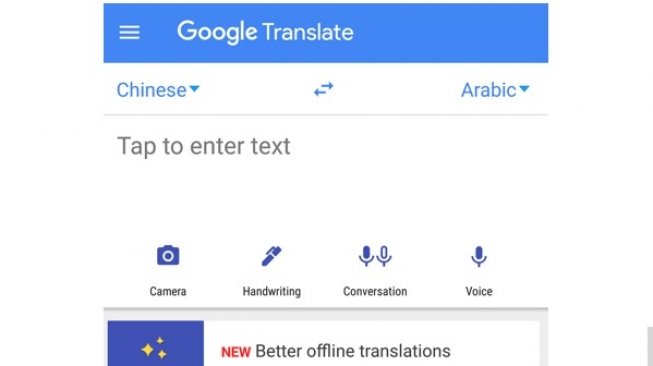 Google translate yang semakin familiar bagi penggunanya [Google]