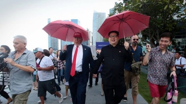 Kembaran Donald Trump dan Kim Jong Un