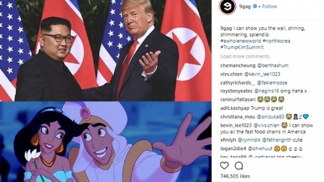 Lima Meme Donald Trump dan Kim Jong Un Ini Bikin Ngakak 