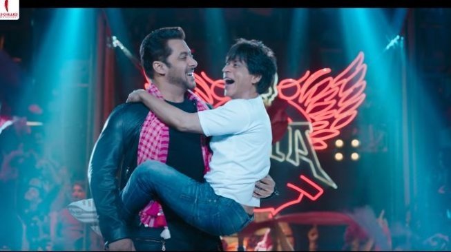 Shahrukh Khan dan Salman Khan di film Zero. (Instagram)