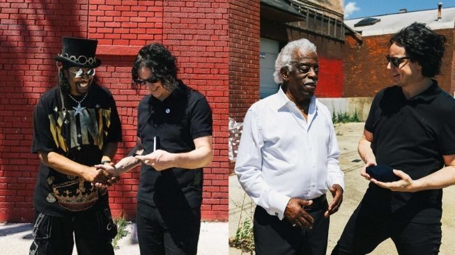 Jack White dan musisi legenda King Records [CityOfCincy/twitter].