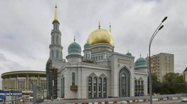 Masjid Central Moscow, Rusia. (@sibayupurnomo/Instagram)