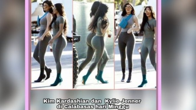  Kylie dan Kim Jenner. (Sumber: Instagram)