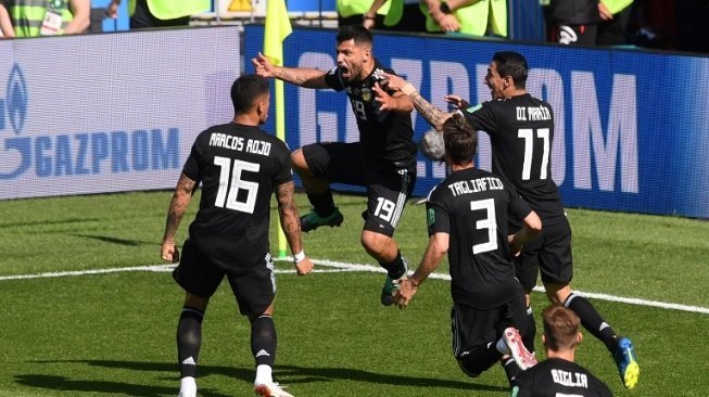 Islandia vs Argentina Berakhir 1-1 di Babak Pertama