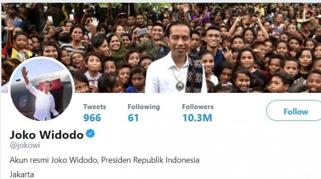 Ucapan Ultah Jokowi Tembus 20K di Twitter