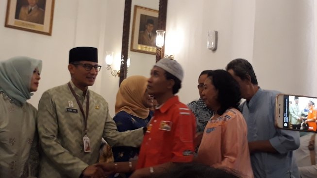 Halalbihalal, Penyandang Tunanetra Doakan Anies Jadi Presiden