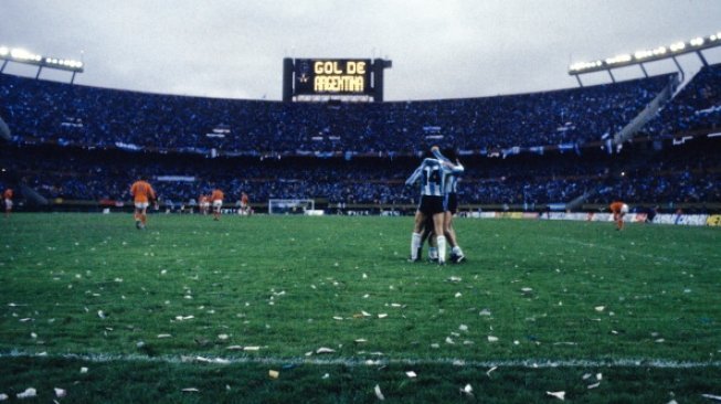 Estadio Monumental Antonio Vespucio Liberti dibangun untuk perhelatan Piala Dunia 1978 yang diadakan di Argentina. (Sportskeeda)