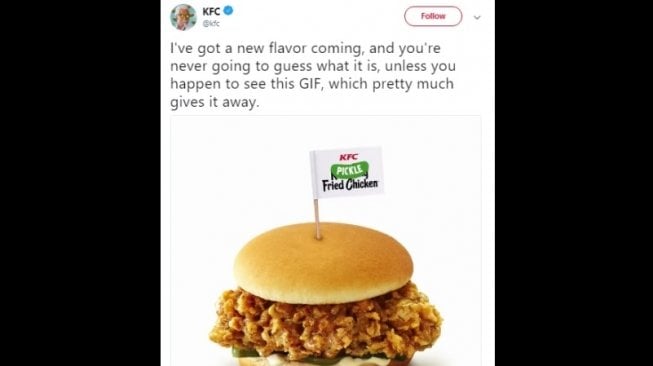 Hmm... Ada Acar Goreng di KFC, Bagaimana Rasanya?