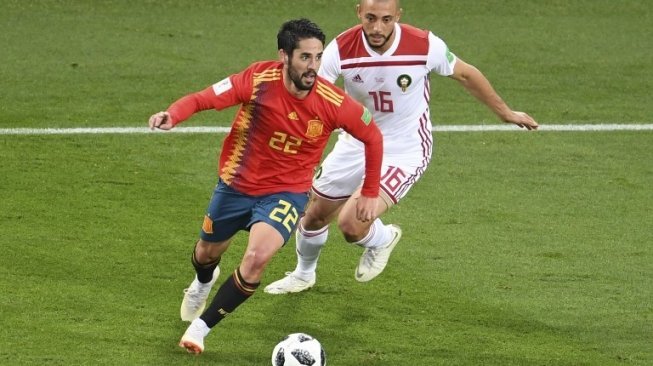 Isco Jadi Man of The Match di Laga Spanyol vs Maroko