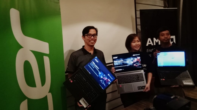 Suasana peluncuran Aspire 3 dan Swift 3 (26/06/2018) di Grand Indonesia [Acer Indonesia].