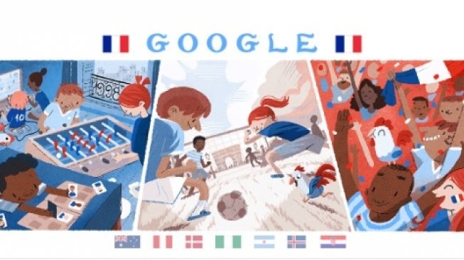 Dua Negara Google Doodle Ini Bakal Tanding di Semi Final