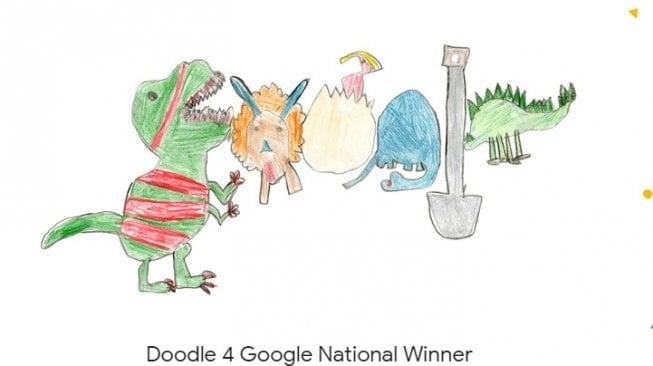 Keren... Bocah Ini Sabet Juara Kontes Google Doodle