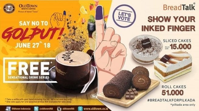 Promo Pilkada, Resto Ini Kasih Diskon hingga Gratisan Lho!