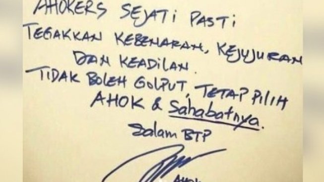 Ahok Pesan Jangan Golput, Warganet Mau Nangis Ingat Jakarta