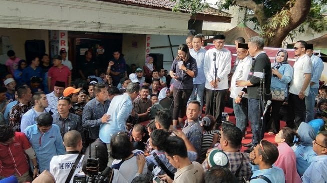 Nurdin Abdullah - Andi Sudirman Deklarasi Menang Pilkada Sulsel