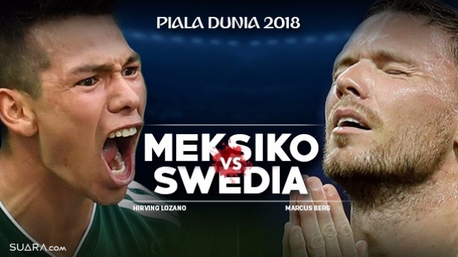 Prediksi Meksiko vs Swedia di Grup F Piala Dunia 2018