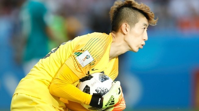 Suasana pertandingan antara Korea Selatan vs Jerman di penyisihan Grup F Piala Dunia 2018 di Kazan Arena, Rusia, Rabu (27/6/2018). [Anadolu]