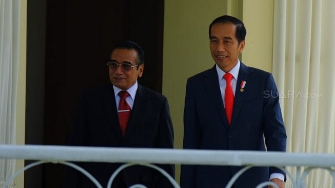 Jokowi Sambut Presiden Timor Leste di Istana