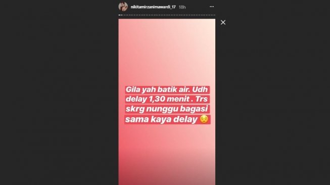 Nikita Mirzani dan postingan instagramnya, Rabu (27/6/2018) [@nikitamirzanimawardi_17/instagram].