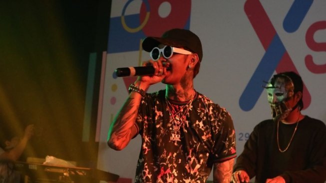 Young Lex di ajang XSpace 2018. (Sumarni/Suara.com)