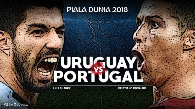 Prediksi Uruguay vs Portugal di 16 Besar Piala Dunia 2018