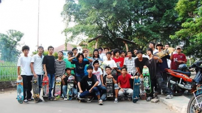 Siapapun yang suka main skateboard bisa gabung di Komunitas Bogor Independent Skateboarder 'Boper'. (Foto: Dok. Komunitas Boper)