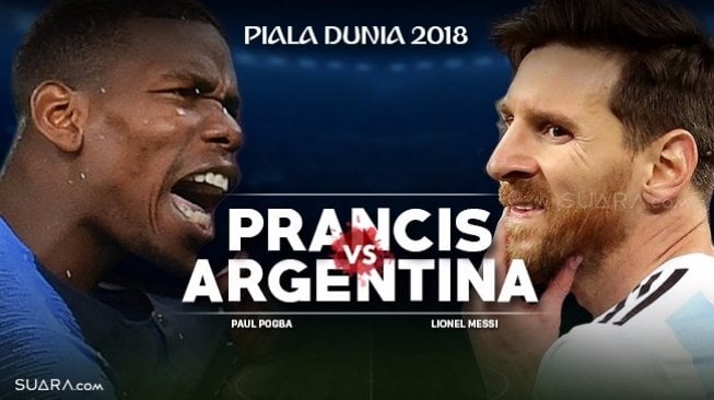 Prediksi Prancis vs Argentina di 16 Besar Piala Dunia 2018