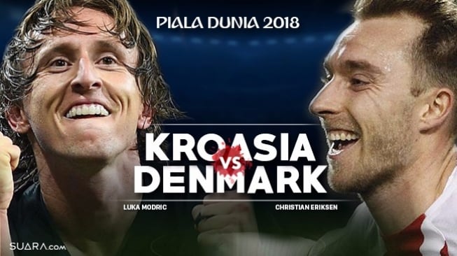 Prediksi Kroasia Vs Denmark di Babak 16 Besar Piala Dunia 2018