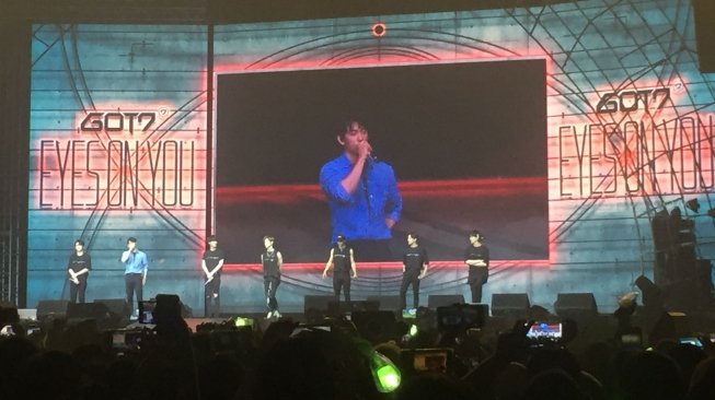 Konser GOT7 di Jakarta. (Suara.com/Sumarni)