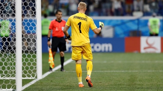 Kasper Schmeichel Man Of The Match di Laga Kroasia vs Denmark