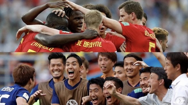 Fakta Kilat 16 Besar Piala Dunia 2018: Belgia Vs Jepang