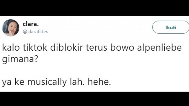 Cuitan warganet soal nasib Bowo Alpenliebe. [Twitter]