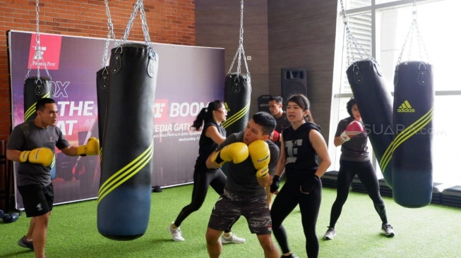 Kelas Boom Fitness First [Suara.com/Firsta Putri Nodia]