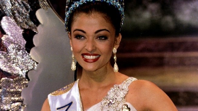 Aishwarya Rai saat menjadi juara Miss World 1994. (istimewa)