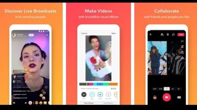 Aplikasi Musical.ly. [Google Play Store]