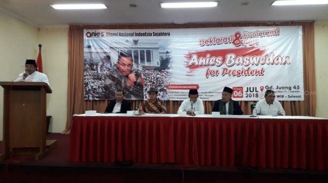 Dinilai Jujur, Anies Baswedan Dideklarasikan Jadi Capres 2019