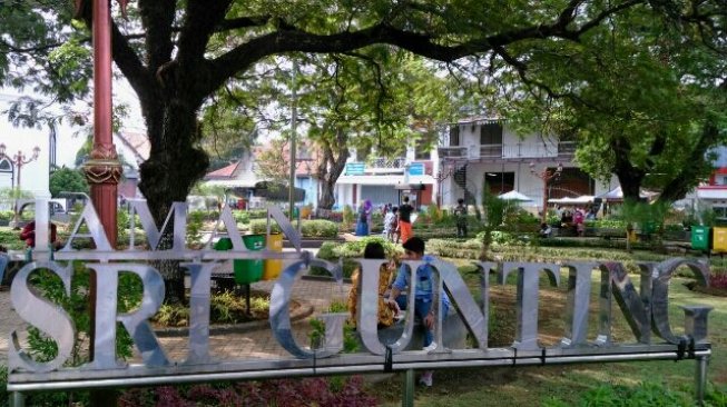 Taman Srigunting, juga masuk ke area yang direvitalisasi [Suara.com/Adam Iyasa].