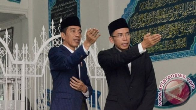 5 Relawan Jokowi di NTB Mulai Deklarasi Dukung Duet Jokowi - TGB