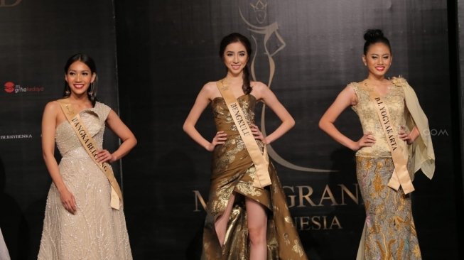 Para peserta Miss Grand Indonesia 2018. (Wahyu Tri Laksono/Suara.com)