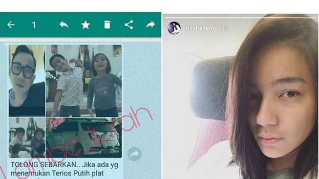 Anak Sheila Marcia dibawa kabur mantan suami? (Instagram)