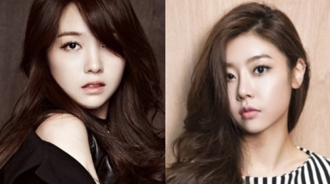 Minah dan Sojin Girl's Day [Instagram]