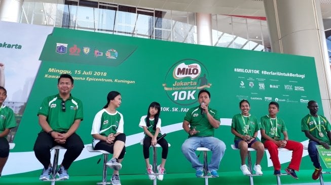 Berlari Sambil Berdonasi Lewat Milo Jakarta International 10K