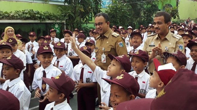 Gubernur DKI Jakarta Anies Rasyid Baswedan. (Suara.com/Ummi Hadyah Saleh)