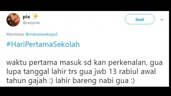 Koplak, Guyonan Warganet Sambut Hari Pertama Sekolah