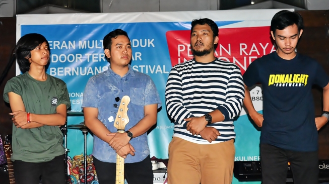 Beranda Rumah, salah satu band indie asal Rangkasbitung, Banten, yang akan tampil di International Indie Music Festival (IIMF. (istimewa)